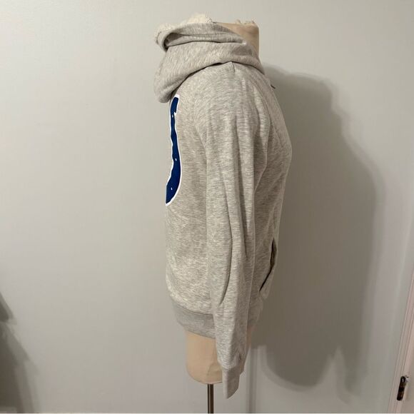 Victoria’s Secret PINK Grey NFL Indianapolis Colts Zip Up Hoodie Size XS - Picture 3 of 6